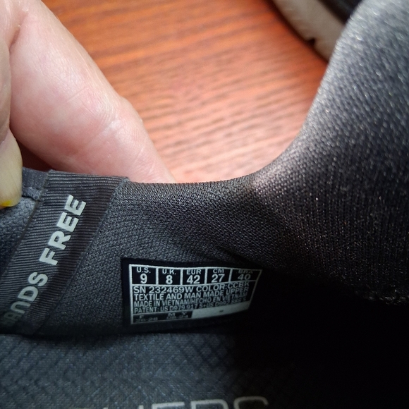 Men's Skechers Slip Ins Summits Key Pace Charcoal Gray Sneakers Size 9W - Picture 9 of 14